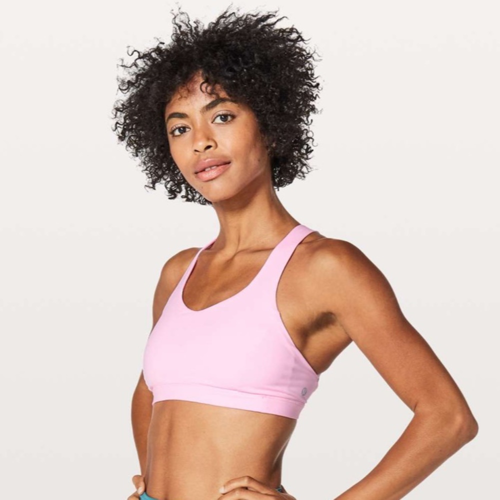 Lululemon 6 Free To Be Serene Bra in Miami Pink